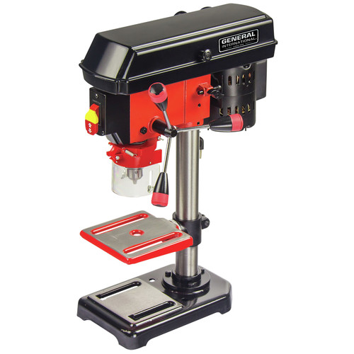 General International DP2001 8 in. 5-Speed 2A Bench Mount Drill Press with Laser System image number 0
