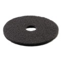 Cleaning and Janitorial Accessories | Boardwalk BWK4021BLA 21 in. Stripping Floor Pads - Black (5/Carton) image number 1