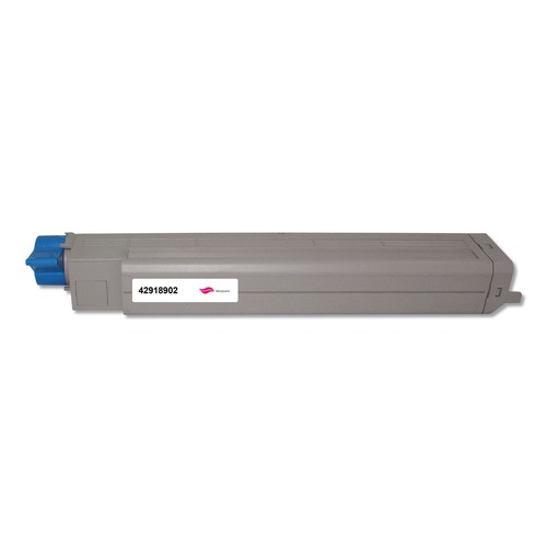 Factory Reconditioned Innovera AC-O9600MR 15000 Page-Yield Replacement for Oki Type C7 (42918902), Remanufactured Toner - Magenta image number 0