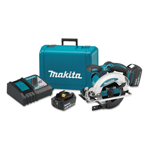 Makita XSS01T 18V LXT 5.0 Ah Cordless Lithium-Ion 6-1/2 in. Circular Saw Kit image number 0