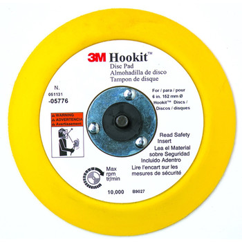 3M 5776 Hookit Disc Pad 6 in.