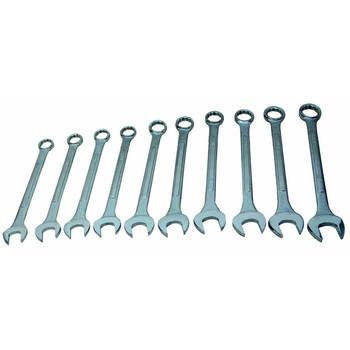 ATD 1010 10 Piece 12-Point SAE Jump Raised Panel Combo Wrench Set