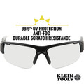 Safety Glasses | Klein Tools 60161 Professional Semi Frame Safety Glasses - Clear Lens image number 4