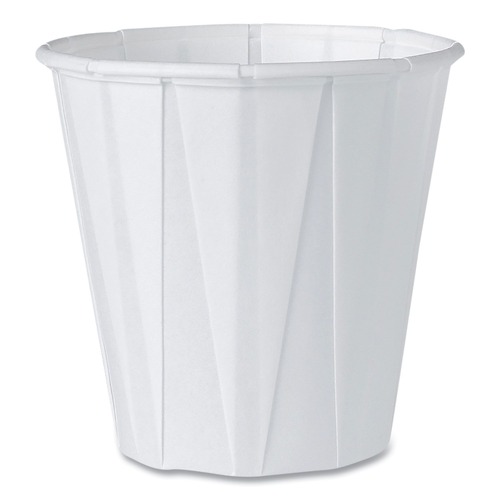 SOLO 450-2050 3.5oz Paper Medical & Dental Treated Cups - White (100