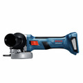 Bosch GWS18V-8B15 18V EC Brushless Lithium-Ion 4-1/2 in. Cordless Connected Angle Grinder Kit with No Lock-On Paddle Switch (4 Ah) image number 1