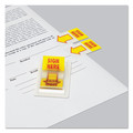 Universal UNV99005 Sign Here Arrow Page Flags - Yellow/Red (2 Dispensers/Pack, 50 Flags/ Dispenser) image number 1
