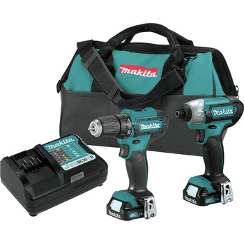 LIMITED TIME DISCOUNTS | Makita CT232 CXT 12V Max Lithium-Ion Cordless Drill Driver and Impact Driver Combo Kit (1.5 Ah)