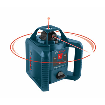 ROTARY LASERS | Factory Reconditioned Bosch GRL245HVCK-RT Factory Reconditioned Self-Leveling NiMH Horizontal & Vertical Rotary Laser Kit