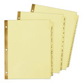 Friends and Family Sale - Save up to $60 off | Avery 11307 Preprinted Laminated Tab Dividers W/gold Reinforced Binding Edge, 12-Tab, Letter (1 Set) image number 0
