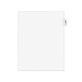 Avery 01382 Preprinted Legal Exhibit 'L' Label Side Tab Dividers - White (25-Piece/Pack) image number 0