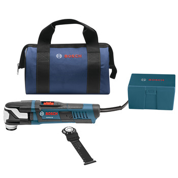 Factory Reconditioned Bosch GOP55-36B-RT 5.5 Amp StarlockMax Oscillating Multi-Tool Kit with Accessory Box