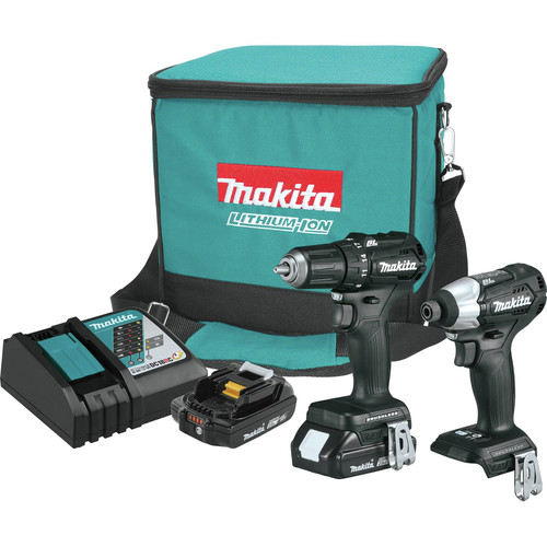 Combo Kits | Factory Reconditioned Makita CX200RB-R 18V LXT Lithium-Ion Sub-Compact Brushless Cordless 2-Pc. Combo Kit image number 0