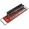 Socket Sets | Mechanics Time Saver LASTRAY50 Lock-A-Socket 1/2 in. Drive 3 Row Tray image number 1