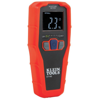 Klein Tools ET140 Pinless Moisture Meter for Drywall, Wood, and Masonry
