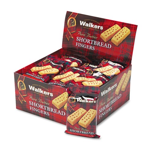  | Walkers W116 Shortbread Cookies (2/Pack, 24 Packs/Box) image number 0
