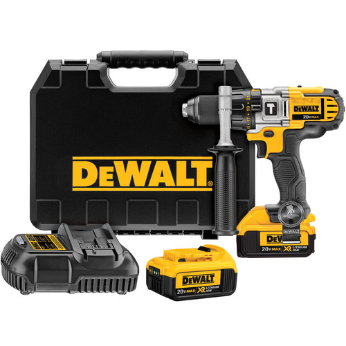 Factory Reconditioned Dewalt DCD985M2R MAX Lithium-Ion Premium 3-Speed 1-2 in. Cordless Hammer Drill Kit (4 Ah) | Tyler Tool