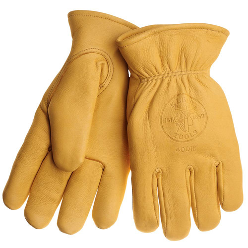 Work Gloves | Klein Tools 40018 Cowhide Gloves with Thinsulate - X-Large image number 0