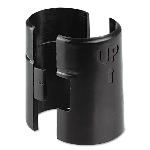 $99 and Under Sale | Alera ALESW59SLBL Wire Shelving Shelf Lock Clips - Plastic, Black (4 Piece/Pack) image number 0