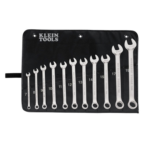 Klein Tools 68502 11-Piece Metric Combination Wrench Set image number 0