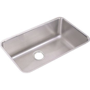 Elkay ELUH281610 Lustertone Undermount 30-1/2 in. x 18-1/2 in. Single Bowl Sink (Stainless Steel)