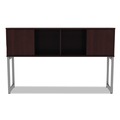 Office Desks & Workstations | Alera ALELSHH60MY 59w x 15d x 36.38h Alera Open Office Desk Series Hutch - Mahogany image number 1