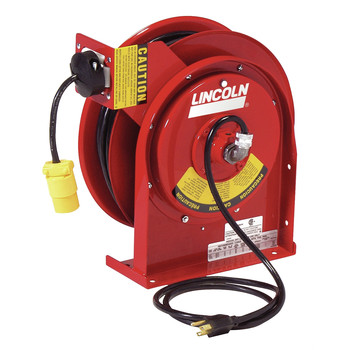 Lincoln Industrial 91030 Heavy Duty Extension Cord Reel with 13 Amp Receptacle