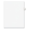 test | Avery 01057 11 in. x 8.5 in. 10-Tab 57 Tab Titles Preprinted Legal Exhibit Side Tab Avery Style Index Dividers - White (25-Piece/Pack) image number 0