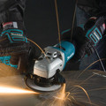 Angle Grinders | Makita 9564P 4-1/2 in. 10 Amp Paddle Switch AC/DC Angle Grinder image number 4