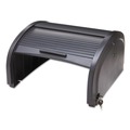 Cleaning and Janitorial Accessories | Rubbermaid Commercial FG9T8600BLA 17.75 in. x 10.3 in. Locking Security Hood - Black image number 0