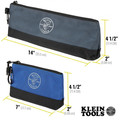 Cases and Bags | Klein Tools 55559 2-Piece 7 in. and 14 in. Stand-up Zipper Bags Set image number 3