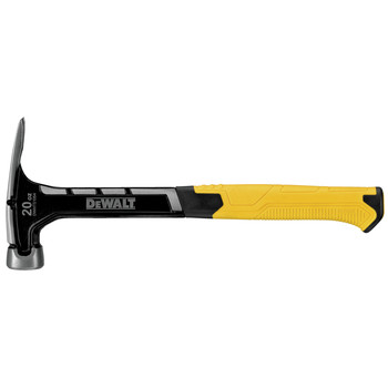 CLAW HAMMERS | Dewalt DWHT51054 20 oz. Steel Smooth 7.5 in. Straight Handle Finish Hammer