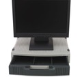 Innovera IVR55000 Basic 15 in. x 11 in. x 3 in. Monitor/Printer Stand - Light Gray/ Charcoal Gray image number 4