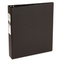 Avery 03401 Economy 1.5 in. Capacity 11 in. x 8.5 in. 3 Ring Non-View Binder with Round Rings - Black image number 0