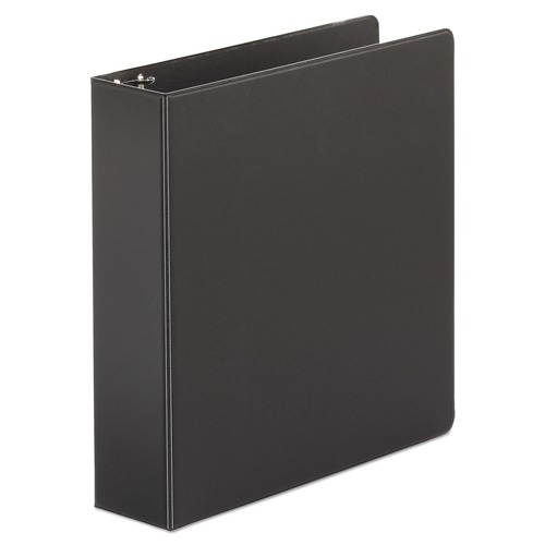  | Universal UNV34401PK Economy Non-View Round 2 in. Capacity 11 in. x 8.5 in. 3-Ring Binder - Black (4-Piece/Pack) image number 0
