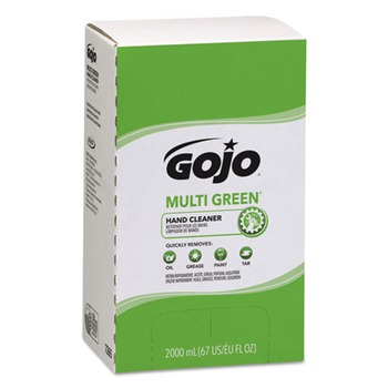 GOJO Industries 7265-04 Multi Green Hand Cleaner Refill, 2000ml, Citrus Scent, Green (4/carton)