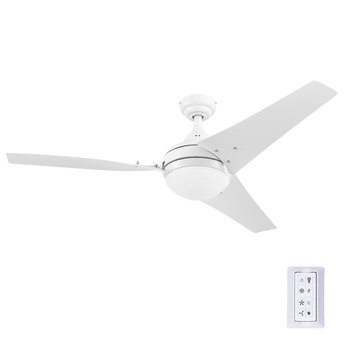 PRODUCTS | Honeywell 52 in. Remote Control Contemporary Indoor LED Ceiling Fan with Light - Bright White