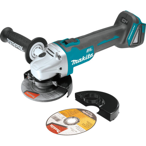 Makita XAG04Z 18V LXT Lithium-Ion Brushless Cordless 4-1/2 / 5 in. Cut-Off/Angle Grinder, (Tool Only) image number 0