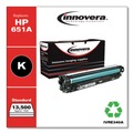Innovera IVRE340A 16000 Page-Yield Remanufactured Replacement for HP 651A Toner - Black image number 1