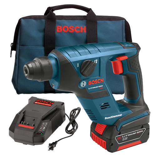 Factory Reconditioned Bosch RHS181K-RT 18V Cordless Lithium-Ion Compact SDS-Plus Rotary Hammer Kit image number 0