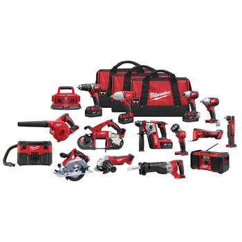 Milwaukee 2695 15 M18 18v Cordless Lithium Ion 15 Tool Combo Kit Tyler Tool