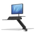 New Arrivals | Fellowes Mfg Co. 8081501 Lotus RT 48 in. x 30 in. x 42.2 in. - 49.2 in. Sit-Stand Workstation - Black image number 0