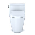 Bidets | TOTO MW6423046CEFGA#01 WASHLETplus Nexus 1-Piece Elongated 1.28 GPF Toilet with Auto Flush S500e Contemporary Bidet Seat (Cotton White) image number 4