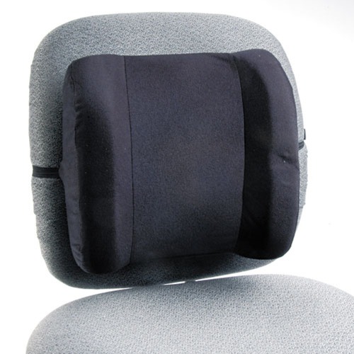 New Arrivals | Safco 71491 12.75 in. x 4 in. x 13 in. Remedease High Profile Backrest - Black image number 0