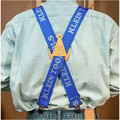 Work Belt and Suspenders | Klein Tools 60210B Adjustable Back Nylon-Web Suspenders image number 1