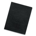 Fellowes Mfg Co. 5229101 11 in. x 8-1/2 in. Square Executive Leather-Like Presentation Cover - Black (200/Pack) image number 1