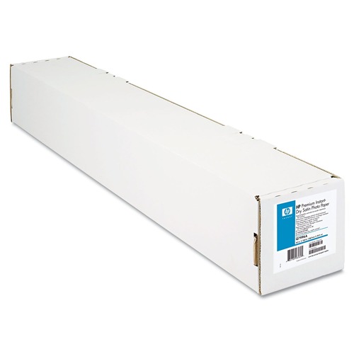 HP Q7996A Premium Instant-Dry 42 in. x 100 ft. Photo Paper - Satin White (1 Roll) image number 0