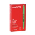 New Arrivals | Universal UNV08852 Chisel Tip Pocket Highlighters - Fluorescent Green (1 Dozen) image number 1