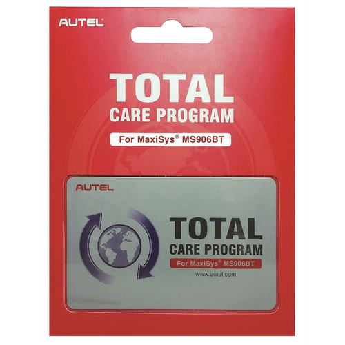 Autel MS906BT1YRUPDATE MaxiSYS MS906BT 1 Year Total Care Program Card image number 0