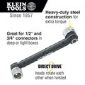Klein Tools 56999 Conduit Locknut Wrench for 1/2 in. and 3/4 in. Connectors image number 3