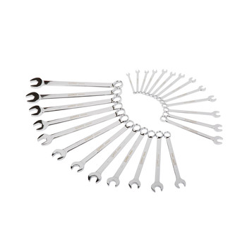 Sunex 9917MPR 25-Piece Metric Master Full Polished-Long Pattern Combination Wrench Set